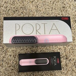 TYMO Porta Pink Hair Straightening Brush